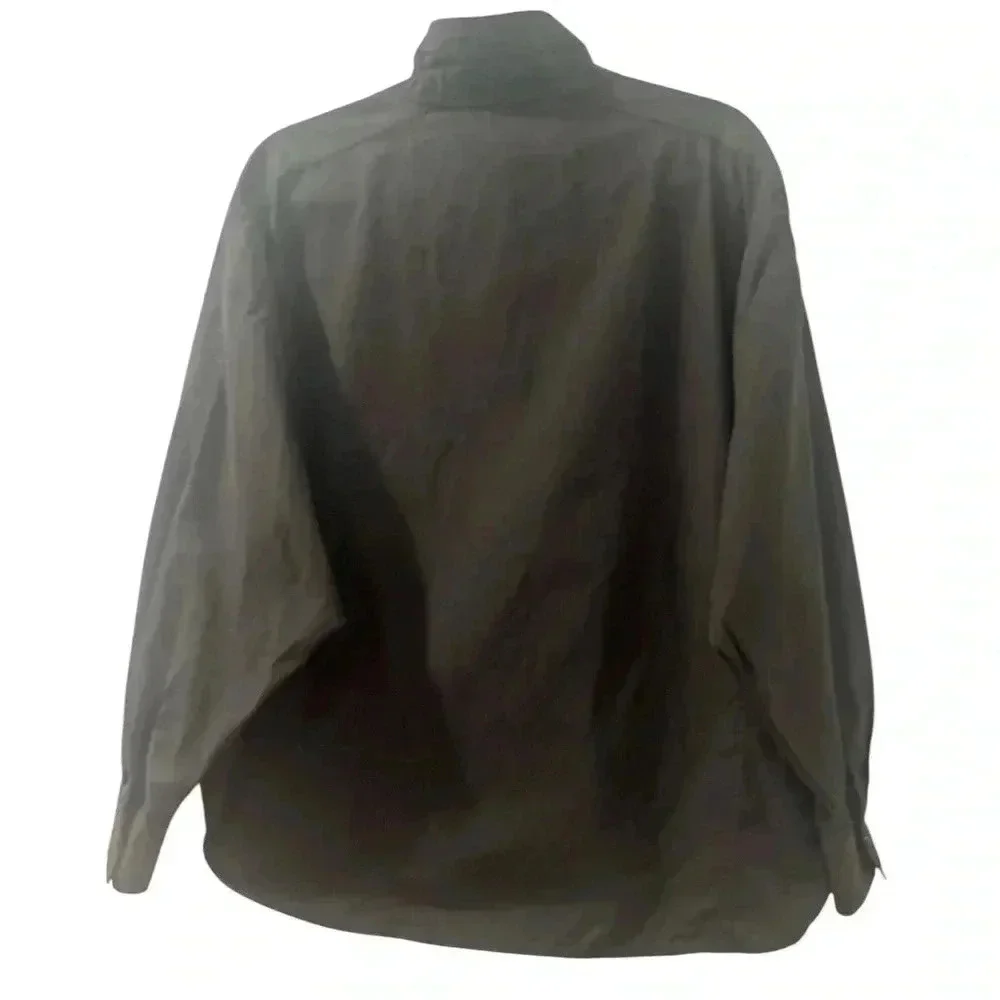 Stockholm Atelier Black Pullover‎ Utility Cotton Shirt Cyberpunk Size Medium